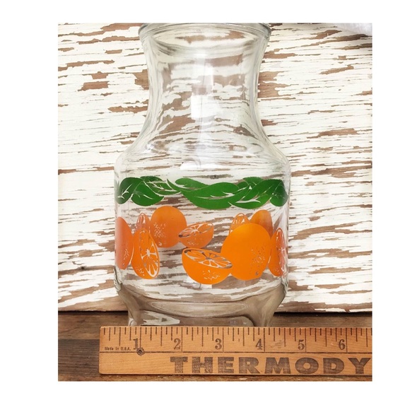 Vintage Orange Juice Pitcher/ Carafe - Picture 3 of 6